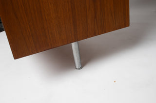 George Nelson Desk in Walnut and Aluminium
