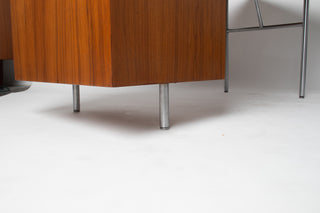 George Nelson Desk in Walnut and Aluminium