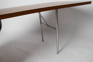 George Nelson Desk in Walnut and Aluminium