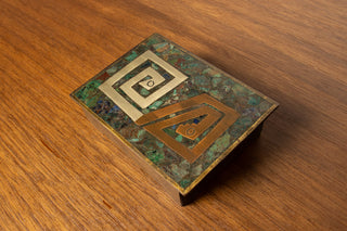 Los Castillo Mixed Metal Jewarly/Trinket Box