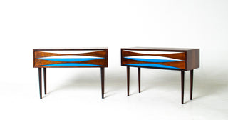 Pair of Nightsands by Niels Clausen in Rosewood, Circa 1960's