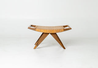 Rare Paul László Ottoman for Glenn of California with Original Cane