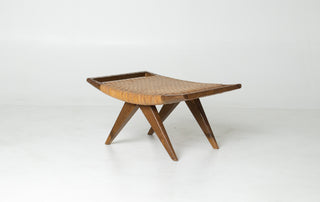 Rare Paul László Ottoman for Glenn of California with Original Cane