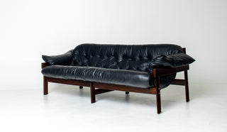 Percival Lafer MP-41 leather sofa, circa 1960s