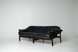 Percival Lafer MP-41 leather sofa, circa 1960s
