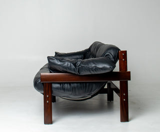 Percival Lafer MP-41 leather sofa, circa 1960s