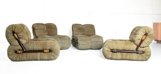 Set of Four Percival Lafer 'MP-116' Modular Lounge Chairs