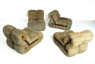 Set of Four Percival Lafer 'MP-116' Modular Lounge Chairs