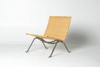 Poul Kjærholm PK22 Lounge Chair for Fritz Hansen in Woven Cane