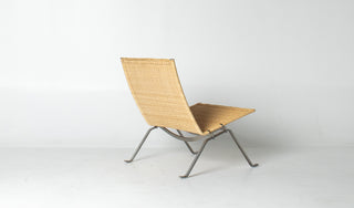 Poul Kjærholm PK22 Lounge Chair for Fritz Hansen in Woven Cane
