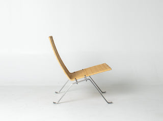 Poul Kjærholm PK22 Lounge Chair for Fritz Hansen in Woven Cane