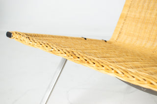 Poul Kjærholm PK22 Lounge Chair for Fritz Hansen in Woven Cane