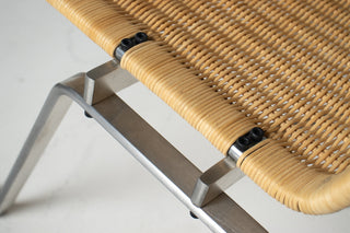 Poul Kjærholm PK22 Lounge Chair for Fritz Hansen in Woven Cane