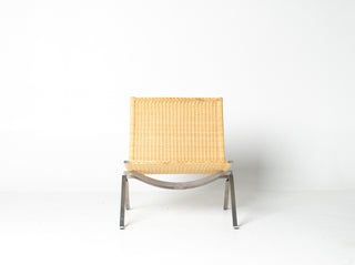 Poul Kjærholm PK22 Lounge Chair for Fritz Hansen in Woven Cane