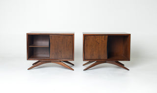 Rare Pair of Vladimir Kagan Nightstands for Grosfeld House, Circa 1955