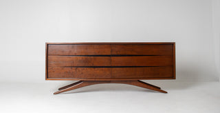 Rare Vladimir Kagan 6 Drawer Dresser for Grosfeld House, Circa 1955