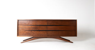Rare Vladimir Kagan 6 Drawer Dresser for Grosfeld House, Circa 1955