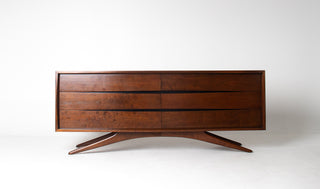 Rare Vladimir Kagan 6 Drawer Dresser for Grosfeld House, Circa 1955