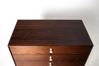 George Nelson Thin Edge 4-Drawer Dresser in Brazilian Rosewood for Herman Miller