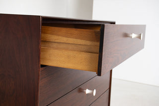 George Nelson Thin Edge 4-Drawer Dresser in Brazilian Rosewood for Herman Miller