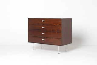 George Nelson Thin Edge 4-Drawer Dresser in Brazilian Rosewood for Herman Miller