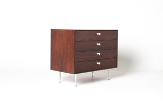 George Nelson Thin Edge 4-Drawer Dresser in Brazilian Rosewood for Herman Miller