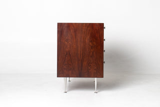 George Nelson Thin Edge 4-Drawer Dresser in Brazilian Rosewood for Herman Miller