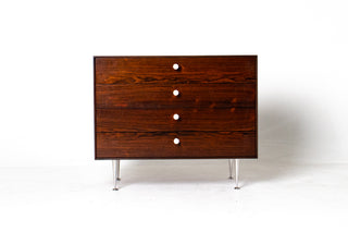 George Nelson Thin Edge 4-Drawer Dresser in Brazilian Rosewood for Herman Miller