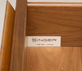 Gio Ponti Walnut Dresser by Singer & Sons c. 1950