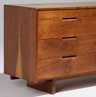 In Process: George Nakashima Studio Craft Double Chest of Drawers