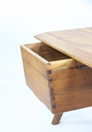 In process: Jim Sweeney Soid Walnut Desk, California Studio Craft