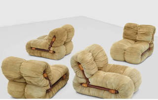 Set of Four Percival Lafer 'MP-116' Modular Lounge Chairs
