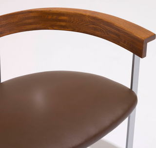 Pair of Vintage Poul Kjærholm Armchairs in Leather, Wood & Steel