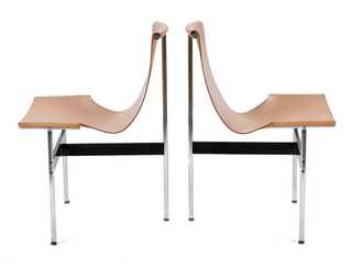 Set of 10 KATAVOLOS, LITTEL AND KELLEY FOR LAVERNE 'T' DINING CHAIRS