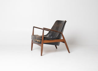 Ib Kofod-Larsen "Sälen" (Seal) Lounge Chair — OPE, Sweden Available for Custom Restoration