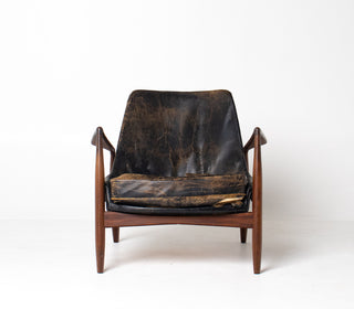 Ib Kofod-Larsen "Sälen" (Seal) Lounge Chair — OPE, Sweden Available for Custom Restoration