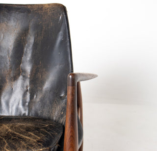 Ib Kofod-Larsen "Sälen" (Seal) Lounge Chair — OPE, Sweden Available for Custom Restoration