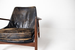 Ib Kofod-Larsen "Sälen" (Seal) Lounge Chair — OPE, Sweden Available for Custom Restoration