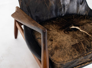 Ib Kofod-Larsen "Sälen" (Seal) Lounge Chair — OPE, Sweden Available for Custom Restoration