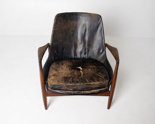 Ib Kofod-Larsen "Sälen" (Seal) Lounge Chair — OPE, Sweden Available for Custom Restoration