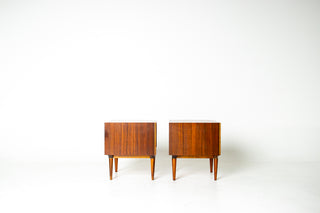 Pair of Svante Skogh Walnut Nightstands for Seffle Möbelfabrik, Sweden