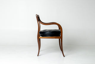 Edward Wormley for Dunbar Alexandria Walnut Armchair