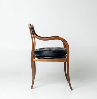 Edward Wormley for Dunbar Alexandria Walnut Armchair