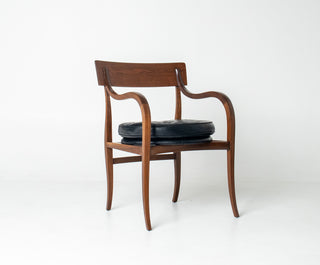 Edward Wormley for Dunbar Alexandria Walnut Armchair