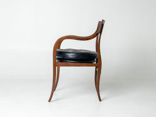 Edward Wormley for Dunbar Alexandria Walnut Armchair