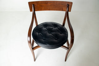 Edward Wormley for Dunbar Alexandria Walnut Armchair