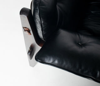 Sergio Rodrigues “Mischievous” Chair and Ottoman, Brazil