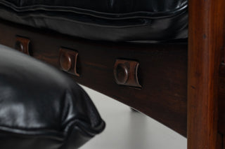 Sergio Rodrigues “Mischievous” Chair and Ottoman, Brazil