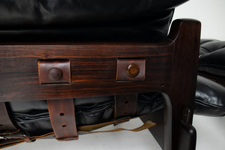 Sergio Rodrigues “Mischievous” Chair and Ottoman, Brazil