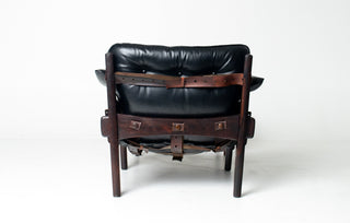Sergio Rodrigues “Mischievous” Chair and Ottoman, Brazil